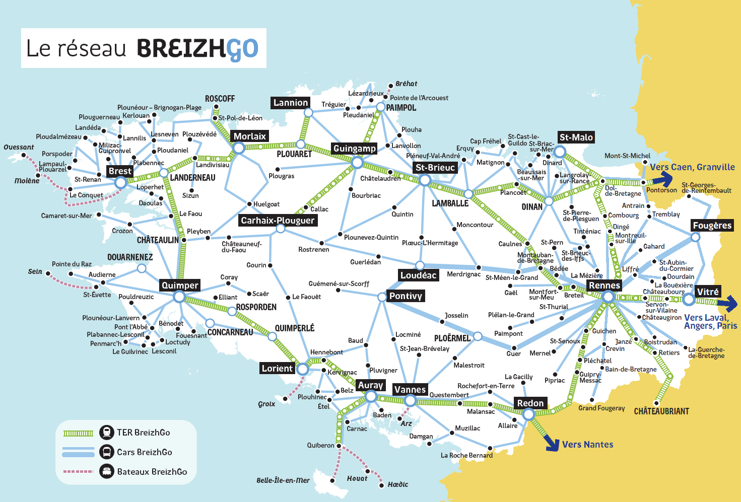 BreizhGo, Le Réseau De Transport Public 100% Bretagne | BreizhGo